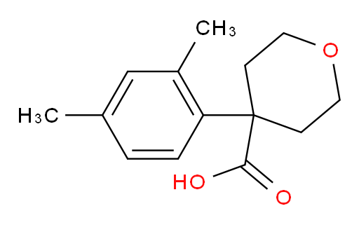 4-(2,4-dimethylphenyl)oxane-4-carboxylic acid