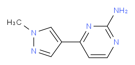 4-(1-methyl-1H-pyrazol-4-yl)pyrimidin-2-amine