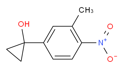 1-(3-methyl-4-nitrophenyl)cyclopropan-1-ol