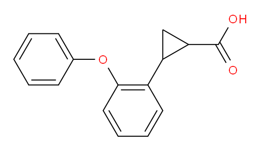 2-(2-phenoxyphenyl)cyclopropane-1-carboxylic acid