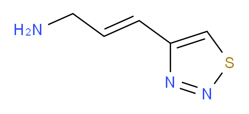 3-(1,2,3-thiadiazol-4-yl)prop-2-en-1-amine