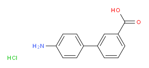 3-(4-aminophenyl)benzoic acid hydrochloride