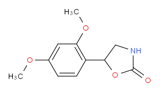 5-(2,4-dimethoxyphenyl)-1,3-oxazolidin-2-one
