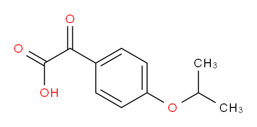 2-oxo-2-[4-(propan-2-yloxy)phenyl]acetic acid