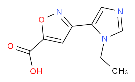 3-(1-ethyl-1H-imidazol-5-yl)-1,2-oxazole-5-carboxylic acid