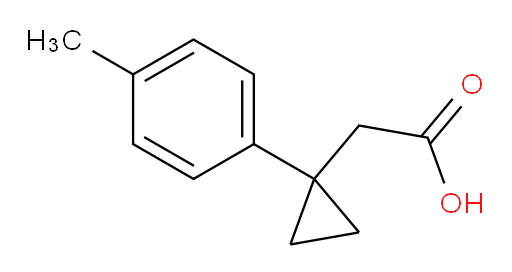 2-[1-(4-methylphenyl)cyclopropyl]acetic acid