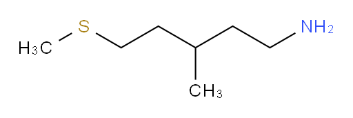 3-methyl-5-(methylsulfanyl)pentan-1-amine