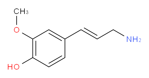 4-(3-aminoprop-1-en-1-yl)-2-methoxyphenol