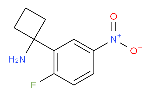 1-(2-fluoro-5-nitrophenyl)cyclobutan-1-amine