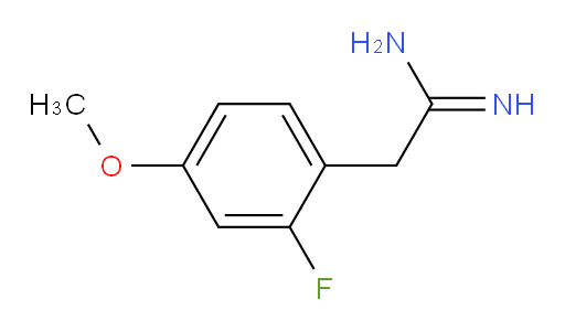 2-(2-fluoro-4-methoxyphenyl)ethanimidamide