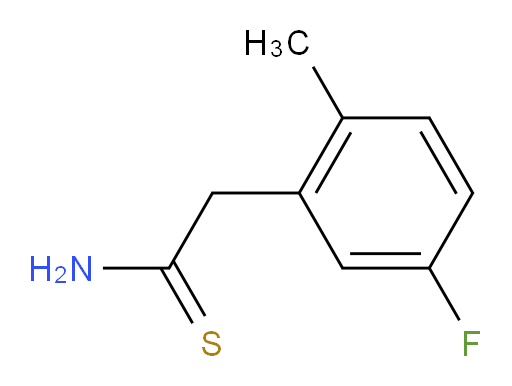 2-(5-fluoro-2-methylphenyl)ethanethioamide