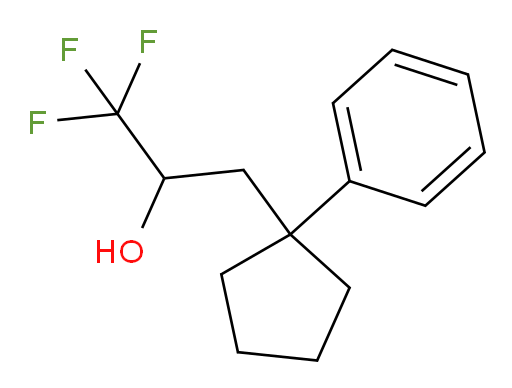 1,1,1-trifluoro-3-(1-phenylcyclopentyl)propan-2-ol