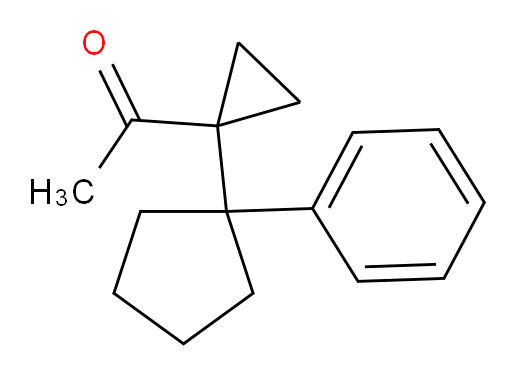 1-[1-(1-phenylcyclopentyl)cyclopropyl]ethan-1-one
