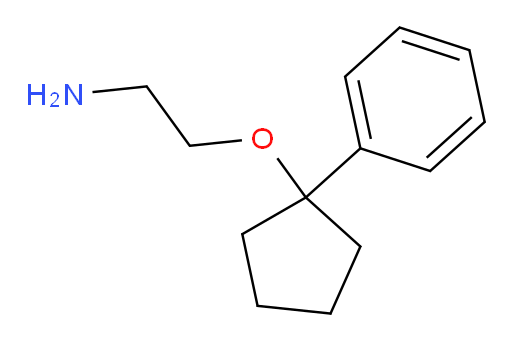 2-[(1-phenylcyclopentyl)oxy]ethan-1-amine