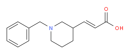 3-(1-benzylpiperidin-3-yl)prop-2-enoic acid