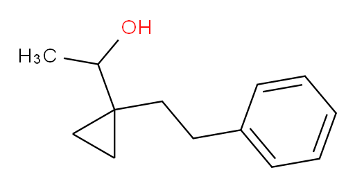 1-[1-(2-phenylethyl)cyclopropyl]ethan-1-ol