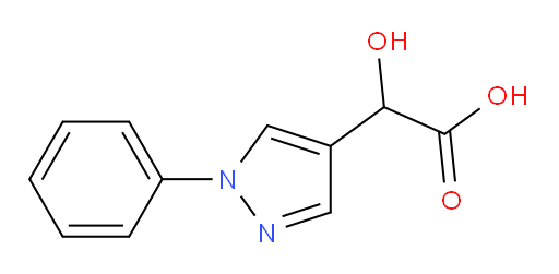 2-hydroxy-2-(1-phenyl-1H-pyrazol-4-yl)acetic acid