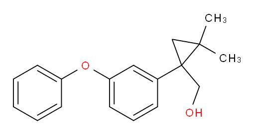 [2,2-dimethyl-1-(3-phenoxyphenyl)cyclopropyl]methanol