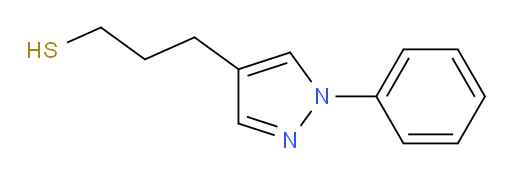 3-(1-phenyl-1H-pyrazol-4-yl)propane-1-thiol