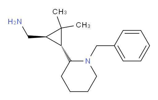 rac-[(1R,3R)-3-(1-benzylpiperidin-2-yl)-2,2-dimethylcyclopropyl]methanamine