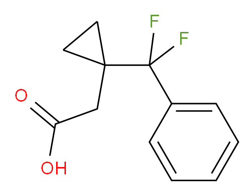 2-{1-[difluoro(phenyl)methyl]cyclopropyl}acetic acid