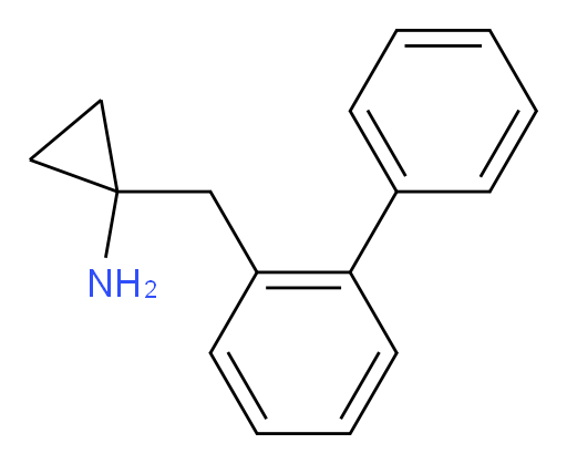 1-[(2-phenylphenyl)methyl]cyclopropan-1-amine