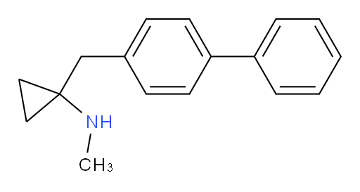 N-methyl-1-[(4-phenylphenyl)methyl]cyclopropan-1-amine