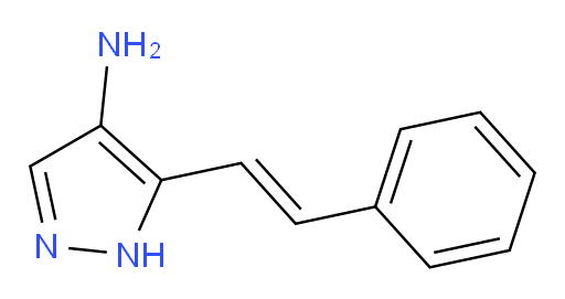 5-(2-phenylethenyl)-1H-pyrazol-4-amine
