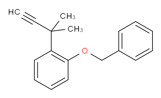 1-(benzyloxy)-2-(2-methylbut-3-yn-2-yl)benzene