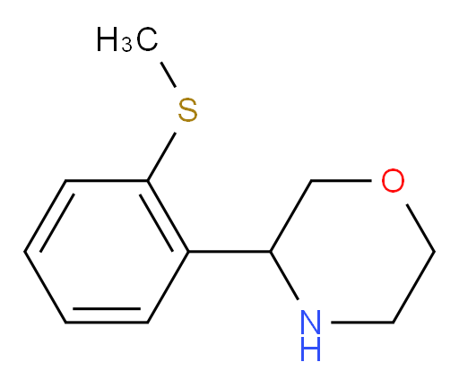 3-[2-(methylsulfanyl)phenyl]morpholine