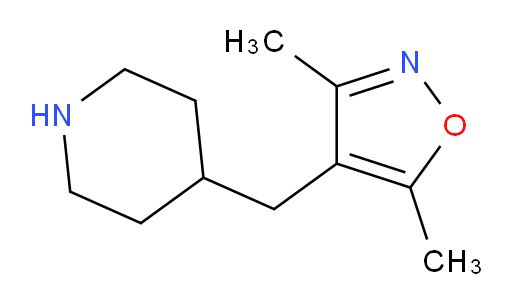 4-[(dimethyl-1,2-oxazol-4-yl)methyl]piperidine