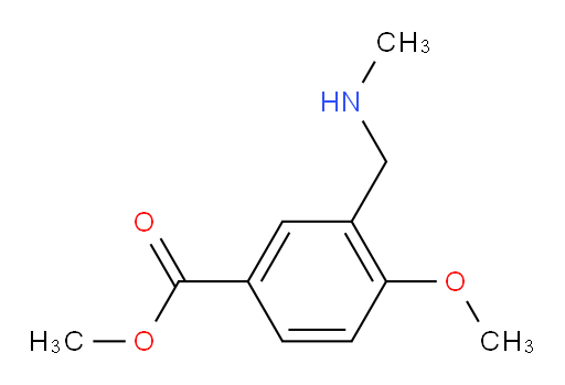 methyl 4-methoxy-3-[(methylamino)methyl]benzoate