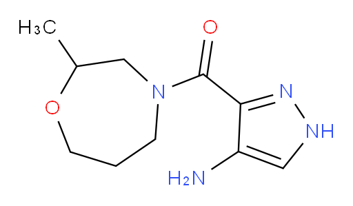 3-(2-methyl-1,4-oxazepane-4-carbonyl)-1H-pyrazol-4-amine
