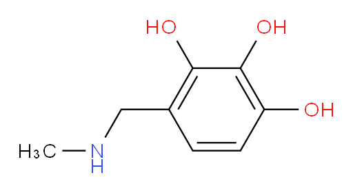 4-[(methylamino)methyl]benzene-1,2,3-triol