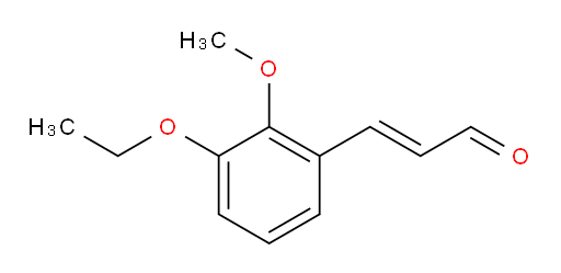 3-(3-ethoxy-2-methoxyphenyl)prop-2-enal