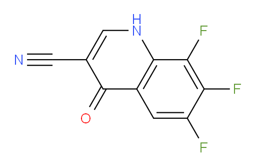 6,7,8-trifluoro-4-oxo-1,4-dihydroquinoline-3-carbonitrile