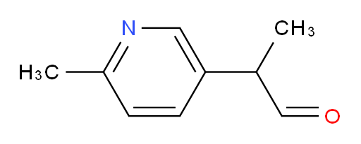 2-(6-methylpyridin-3-yl)propanal