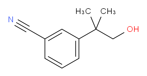 3-(1-hydroxy-2-methylpropan-2-yl)benzonitrile