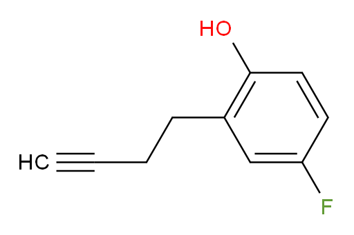 2-(but-3-yn-1-yl)-4-fluorophenol