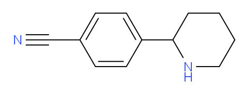4-(piperidin-2-yl)benzonitrile