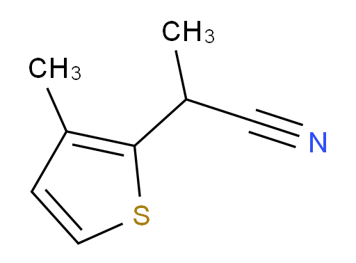 2-(3-methylthiophen-2-yl)propanenitrile