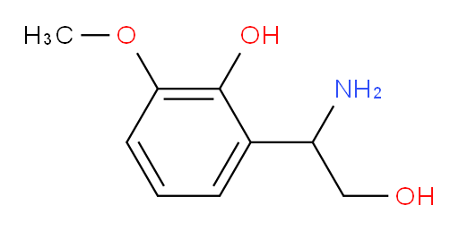 2-(1-amino-2-hydroxyethyl)-6-methoxyphenol
