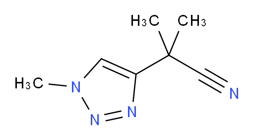 2-methyl-2-(1-methyl-1H-1,2,3-triazol-4-yl)propanenitrile