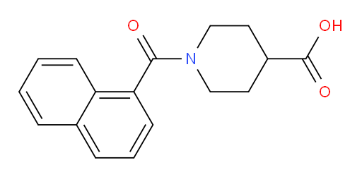 1-(naphthalene-1-carbonyl)piperidine-4-carboxylic acid