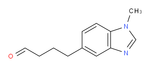4-(1-methyl-1H-1,3-benzodiazol-5-yl)butanal