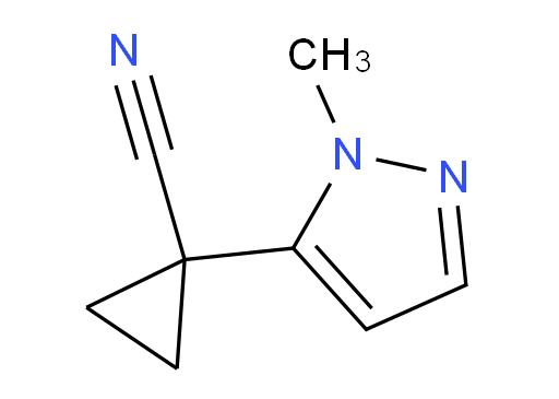 1-(1-methyl-1H-pyrazol-5-yl)cyclopropane-1-carbonitrile