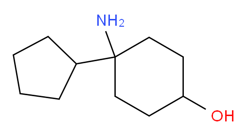 4-amino-4-cyclopentylcyclohexan-1-ol