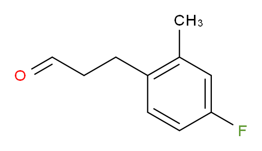 3-(4-fluoro-2-methylphenyl)propanal