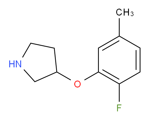 3-(2-fluoro-5-methylphenoxy)pyrrolidine