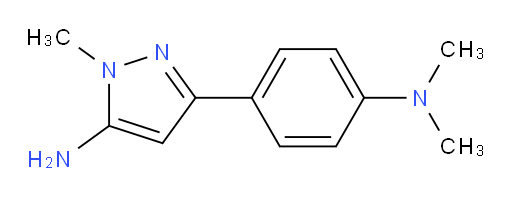 3-[4-(dimethylamino)phenyl]-1-methyl-1H-pyrazol-5-amine